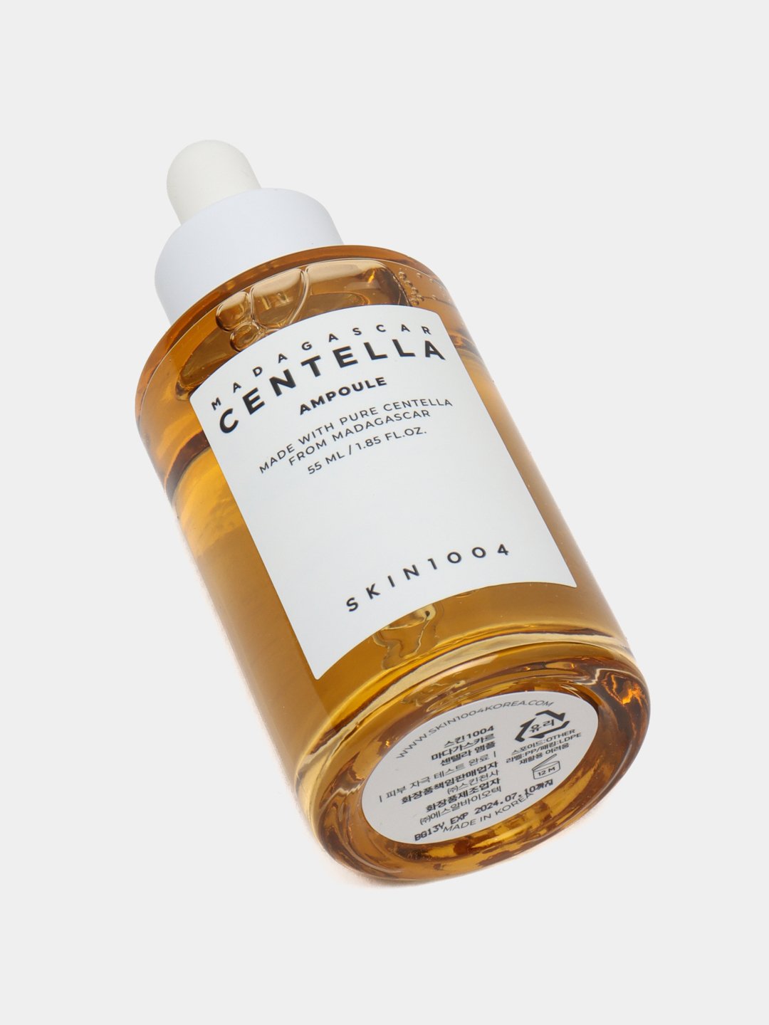 Madagaskar sentellali tinchlantiruvchi ampulali zardob Centella Ampoule Skin1004, 55 ml