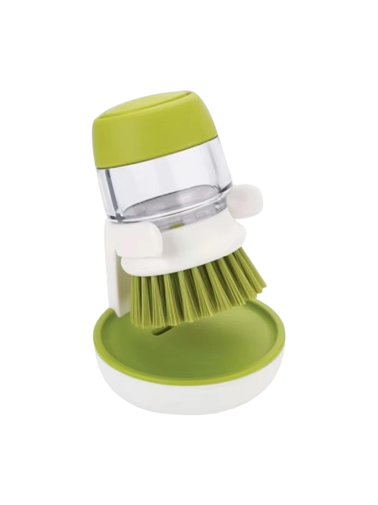 Avtomatik idishlarni yuvish uchun shimgich, suyuq dispenser, tozalash cho'tkalari