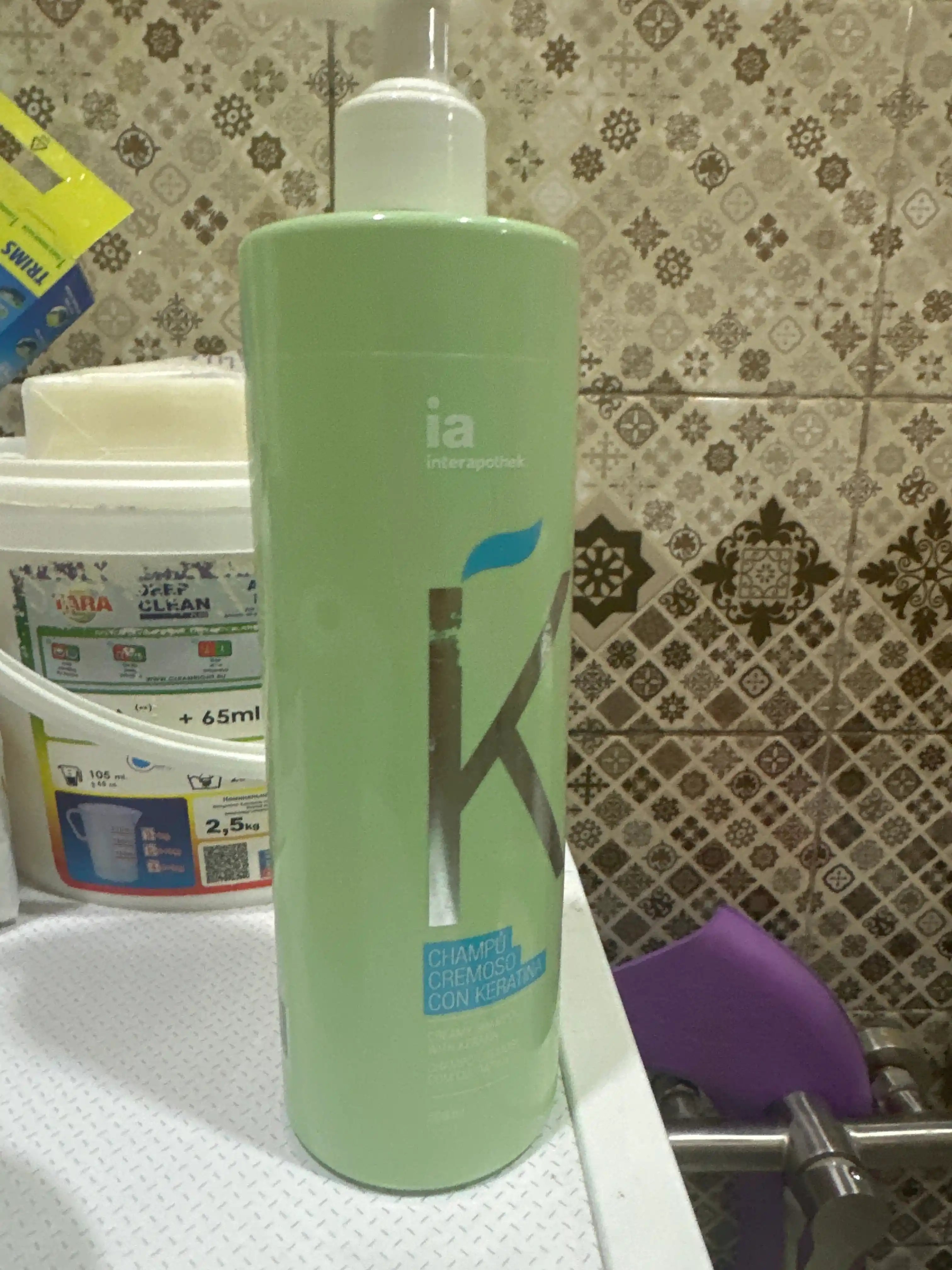 Keratinli shampun Ia, 500 ml