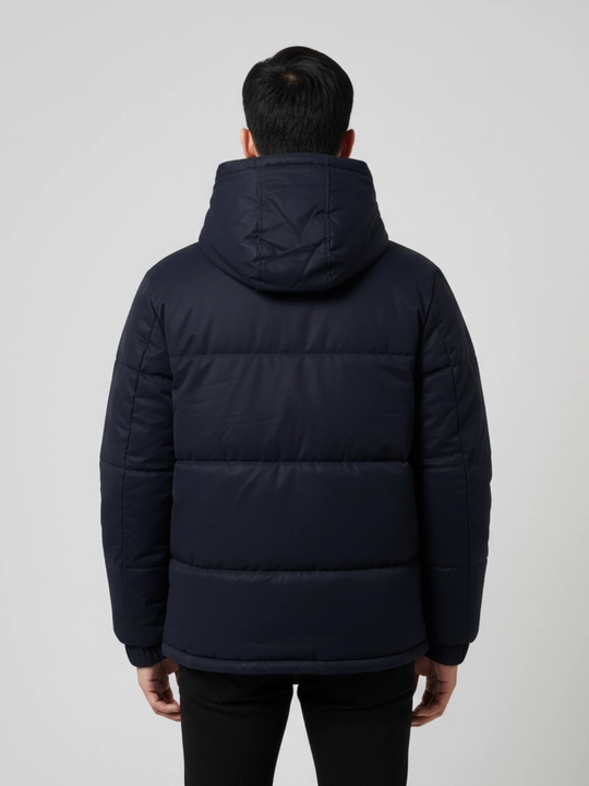 Мужская зимняя куртка средней длины, тёплая, удобная, стильная, для холодной погоды