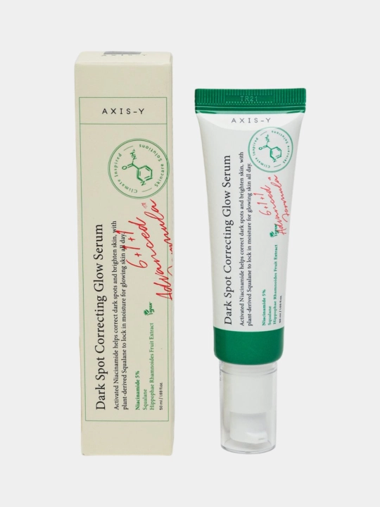Oqartiruvchi qora tochkalarga qarshi zardob Dark Spot Correcting Glow Serum, Axis-Y 50 ml