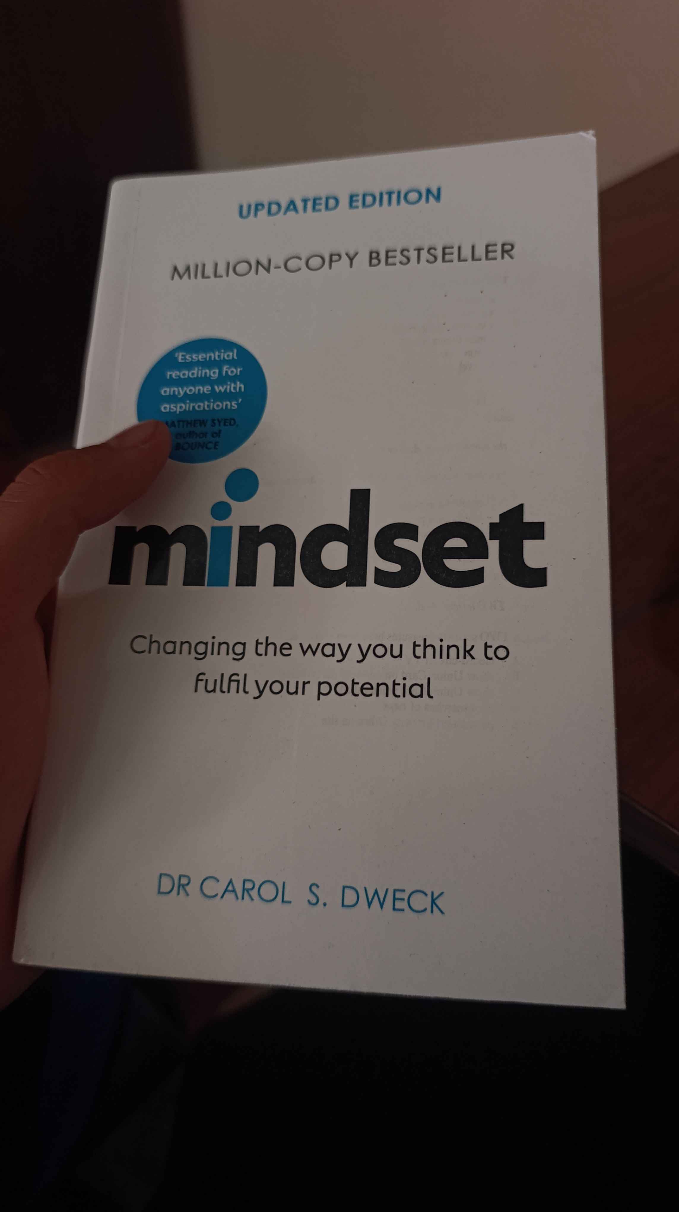 Mindset, Dr Carol S. Dweck