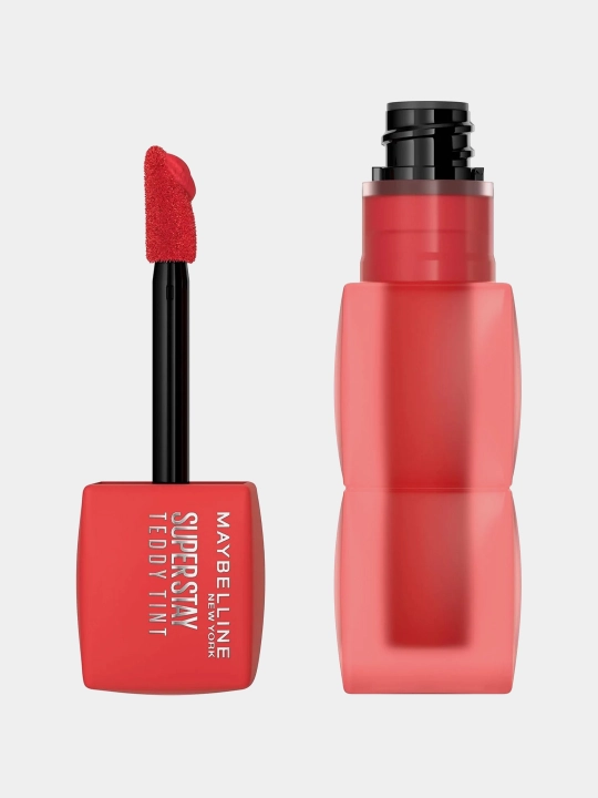 Maybelline Super Stay Teddy Tint suyuq lab bo‘yoqi, 30 Coquettish, mat, 5 ml - 