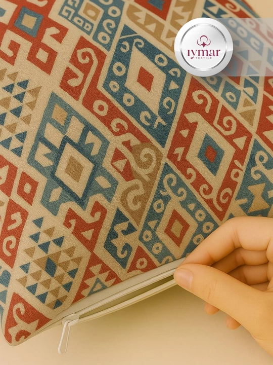 Dekorativ yostiqcha Ikat stilidagi kvadrat, 40x40 sm
