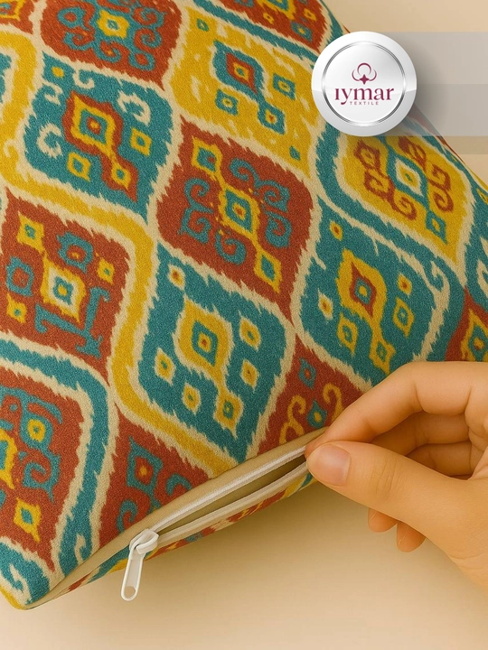 Dekorativ yostiqcha Ikat stilidagi kvadrat, 40x40 sm