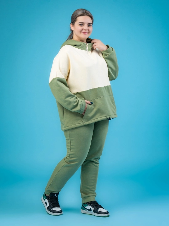 Ayollar sport kostyumi, katta o‘lchamli, big size, plus size, ayollar kiyimlari