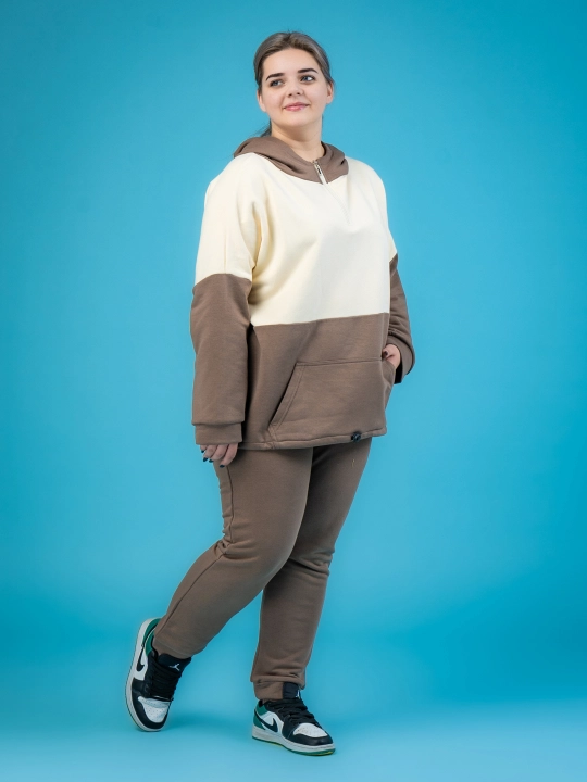 Ayollar sport kostyumi, katta o‘lchamli, big size, plus size, ayollar kiyimlari