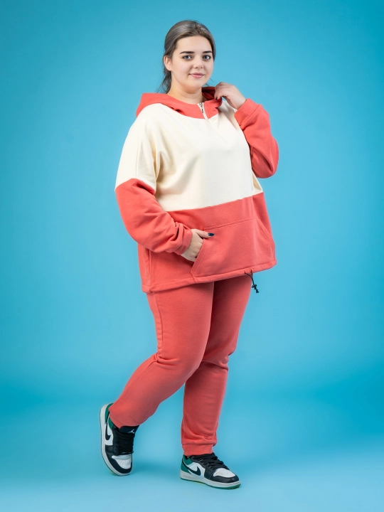 Ayollar sport kostyumi, katta o‘lchamli, big size, plus size, ayollar kiyimlari