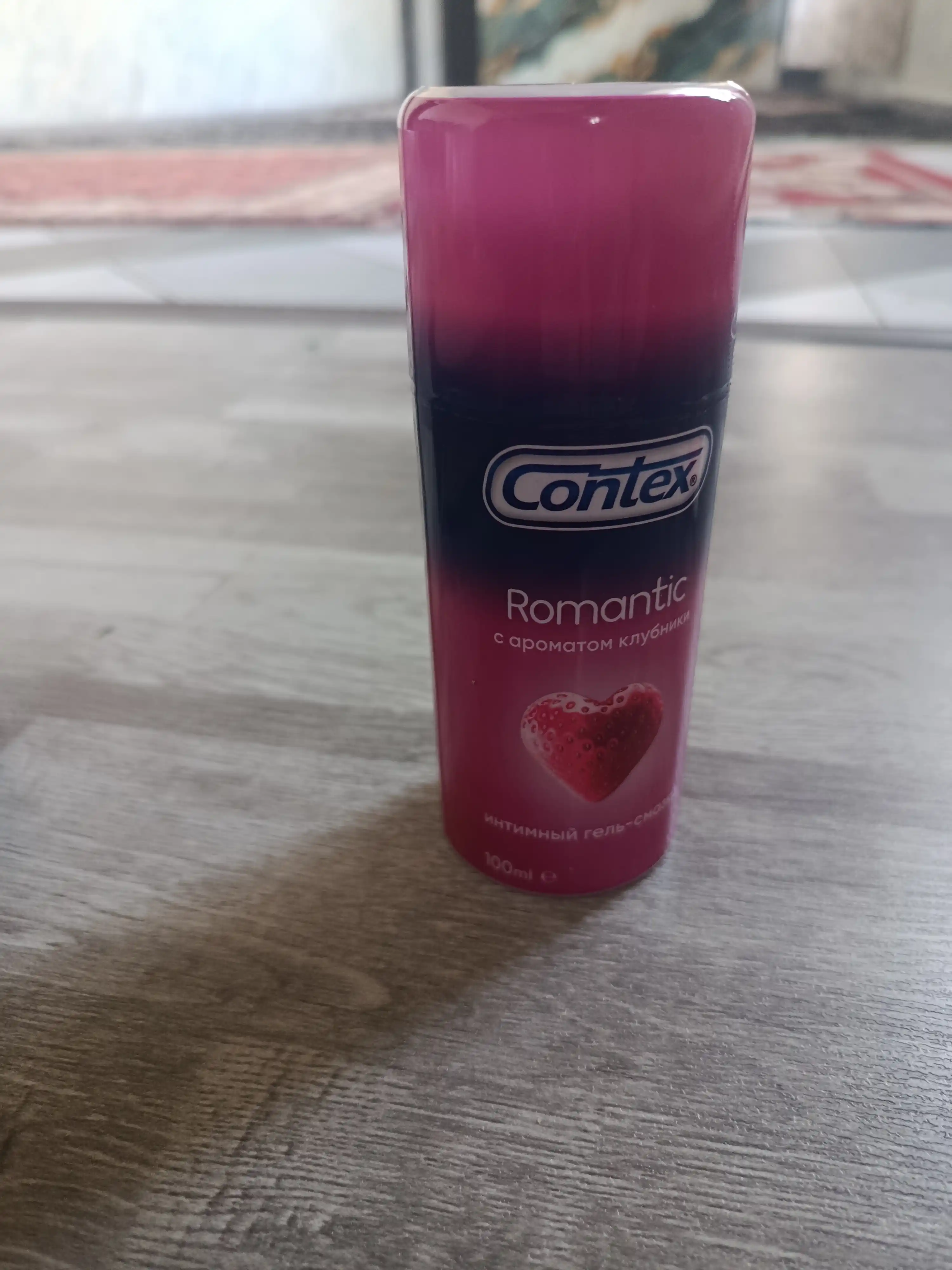 Гель-смазка Contex Romantic, с ароматом клубники, 100 мл