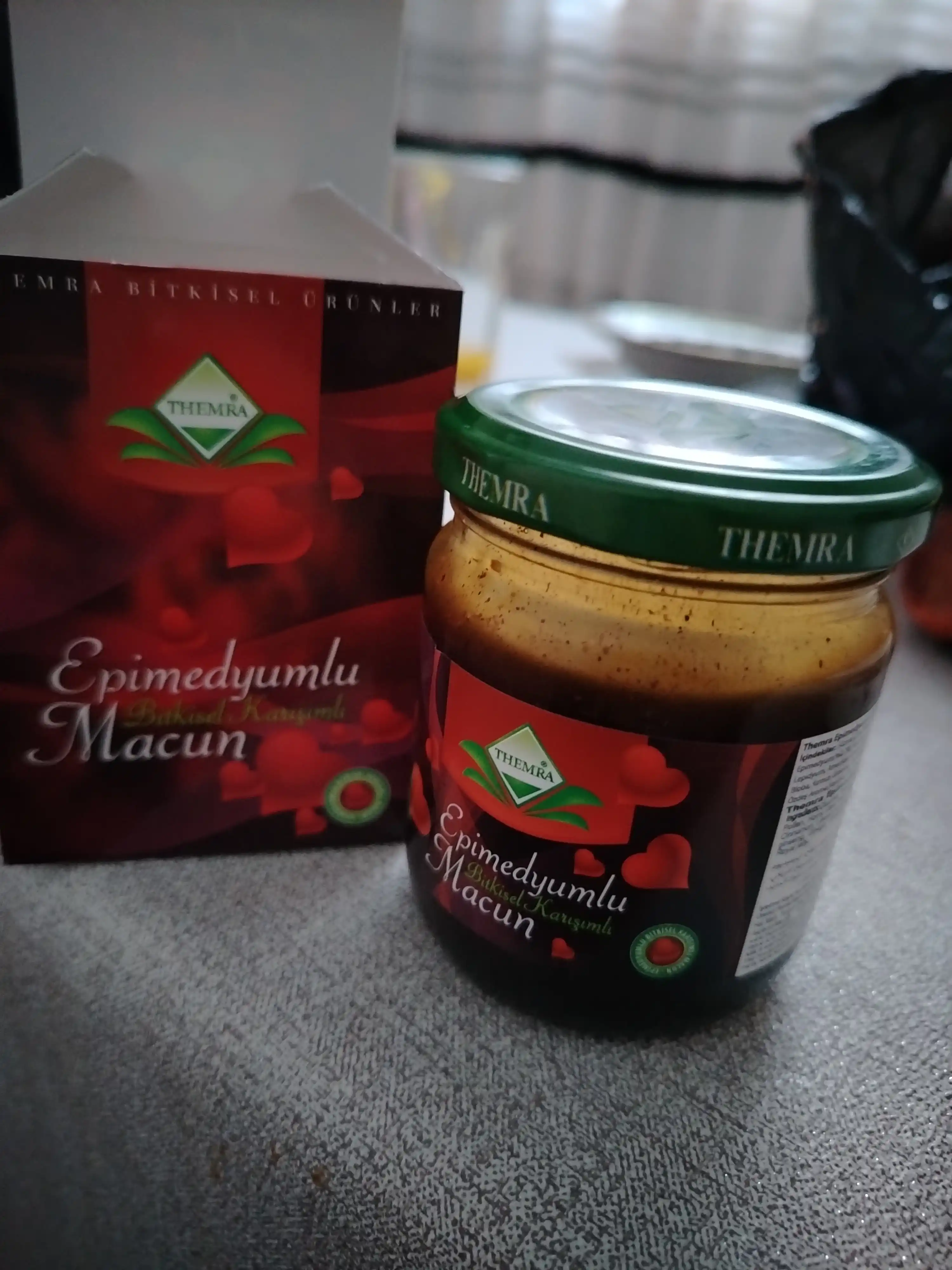 Эпимедиумная паста THEMRA Macun для повышения потенции и интимной близости, трибулус, женьшень, имбирь,43гр-240г