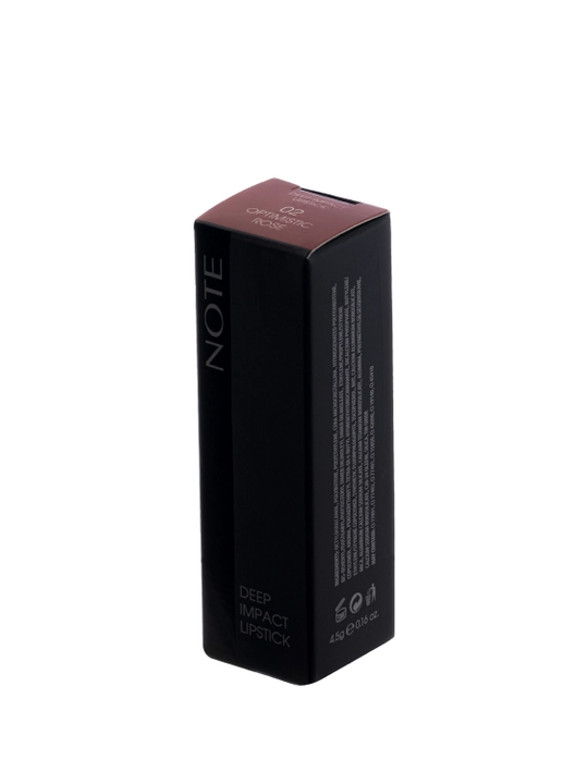 Губная помада NOTE DEEP IMPACT LIPSTICK, 02, 03, 04, 06, 08 и 11, 4.5 гр
