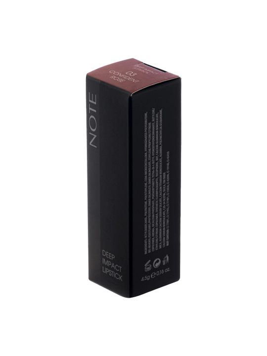 Губная помада NOTE DEEP IMPACT LIPSTICK, 02, 03, 04, 06, 08 и 11, 4.5 гр