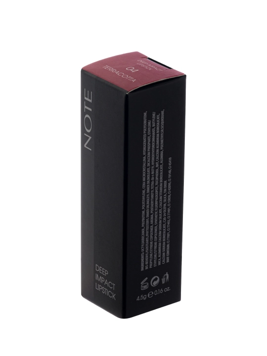 Lab bo'yog'i NOTE DEEP IMPACT LIPSTICK, 02, 03, 04, 06, 08 и 11, 4.5 gr