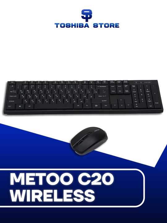 Клавиатура и мышь Metoo C20 Wireless - 