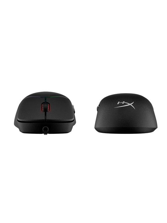 RGB orqa yoritgichli va 6 tugmali HyperX Pulsefire Saga simli o'yin sichqonchasi