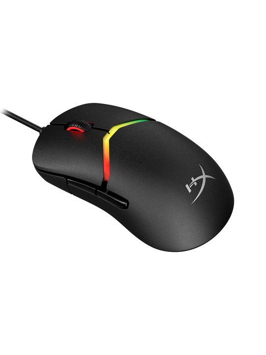 RGB orqa yoritgichli va 6 tugmali HyperX Pulsefire Saga simli o'yin sichqonchasi