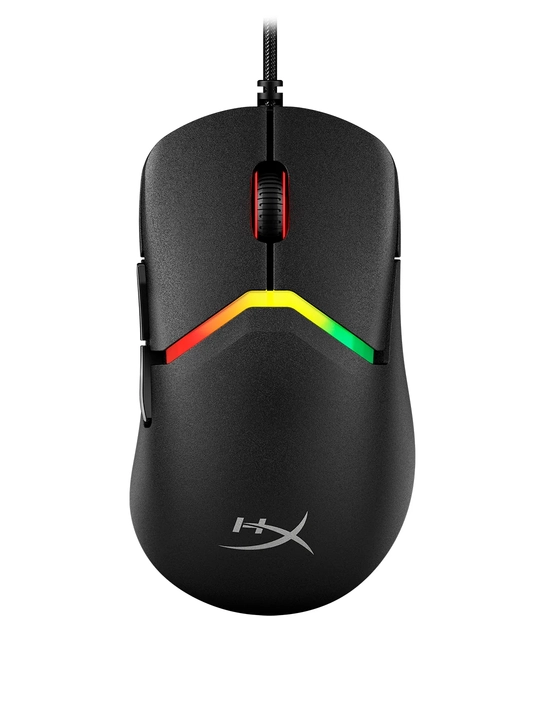RGB orqa yoritgichli va 6 tugmali HyperX Pulsefire Saga simli o'yin sichqonchasi