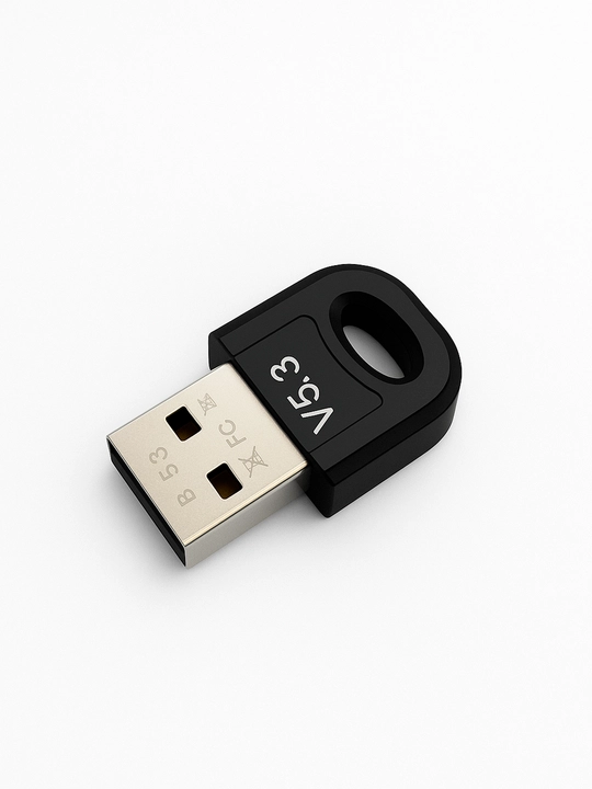 Bluetooth адаптер USB BT 5.3 беспроводной для пк и ноутбук радиус сигнала, 10 м 