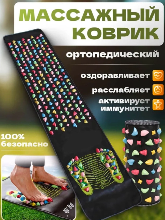 Массажный коврик для ног — для расслабления и улучшения кровообращения - 