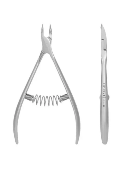 STALEKS Manikyur va pedikyur uchun professional teri nippers, EXPERT 91, 3 mm