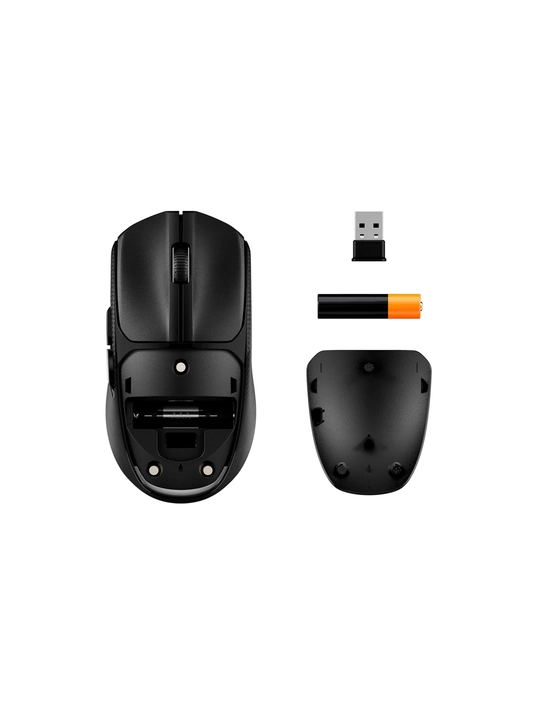 HyperX Pulsefire Fuse simsiz o‘yin sichqonchasi, AAA batareyasidan 85 soatgacha ishlaydi, 72 g