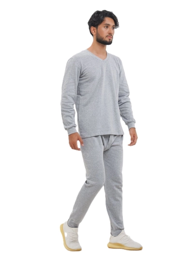 Комплект термобелья, для мужчин из 100% хлопка — SDWEAR-BELYO001-СЕРЕБРН-XXXL