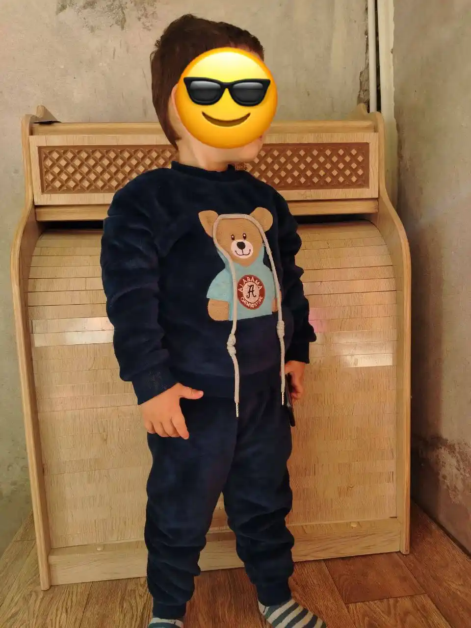 Детская пижама флисовая, тёплая