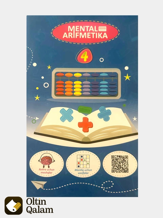 Mental kitob 1,2,3 qismlar, kitobi hamda mashq daftarlari - 