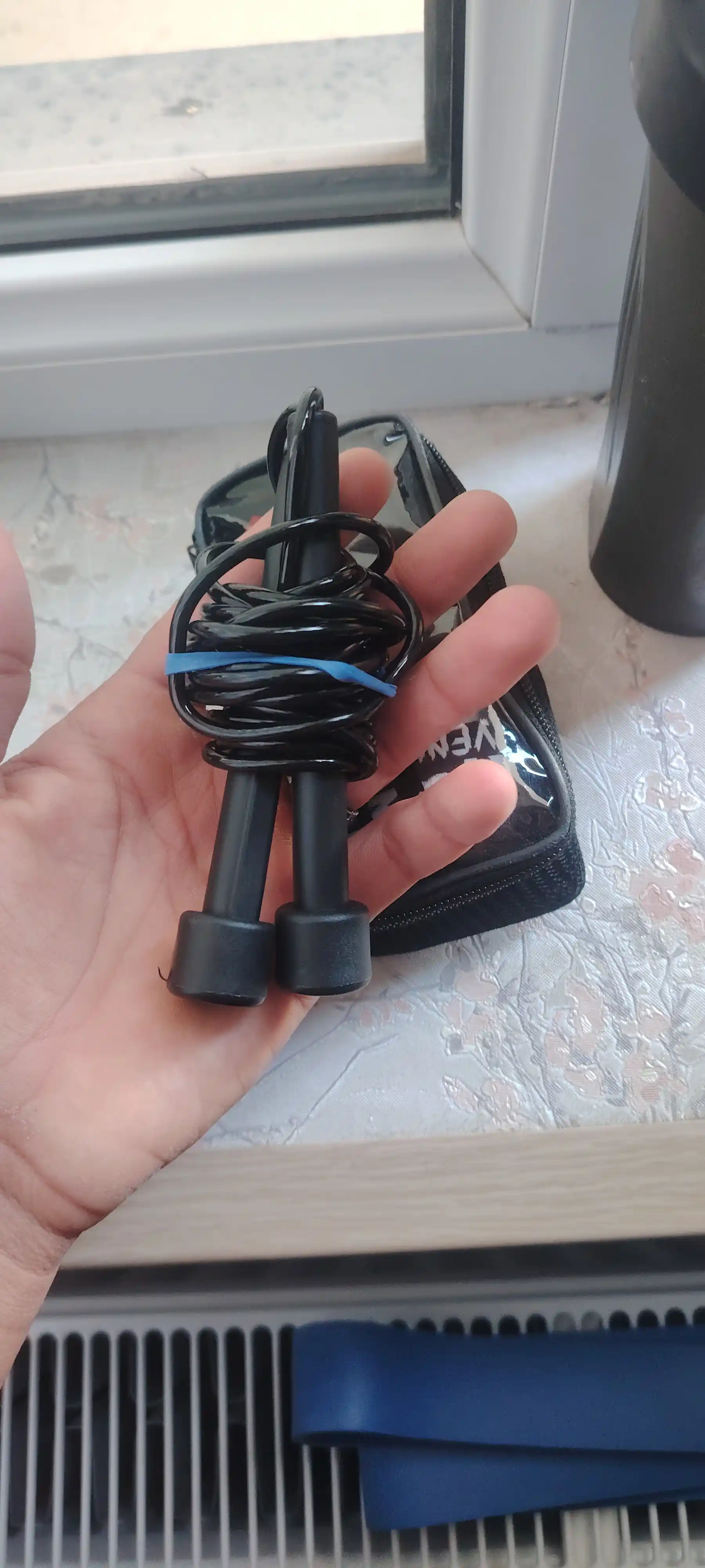 Fitnes va krossfit uchun sport sakrash arqon, sozlanadigan