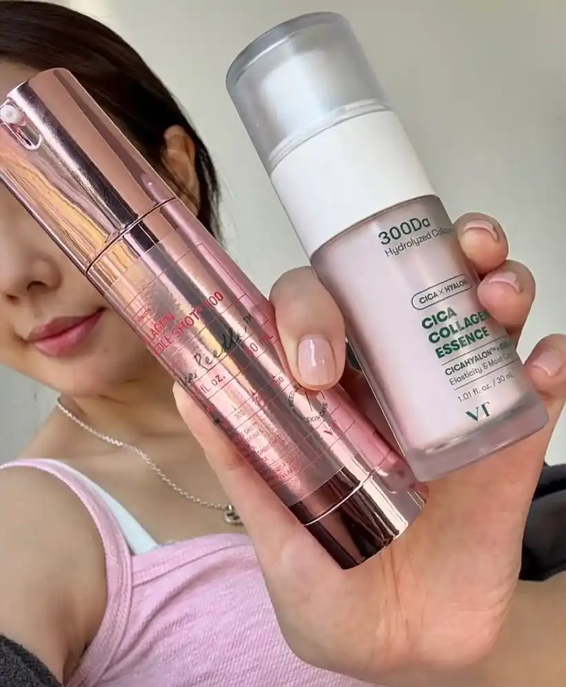 VT Cosmetics Reedle Shot: Collagen, Vita-Light, PDRN, Reti-A, Red 100/300 turlari, 50 ml