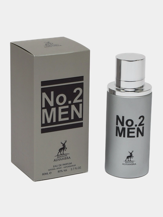 Парфюм No.2 Men Alhambra для мужчин, 80 мл - 