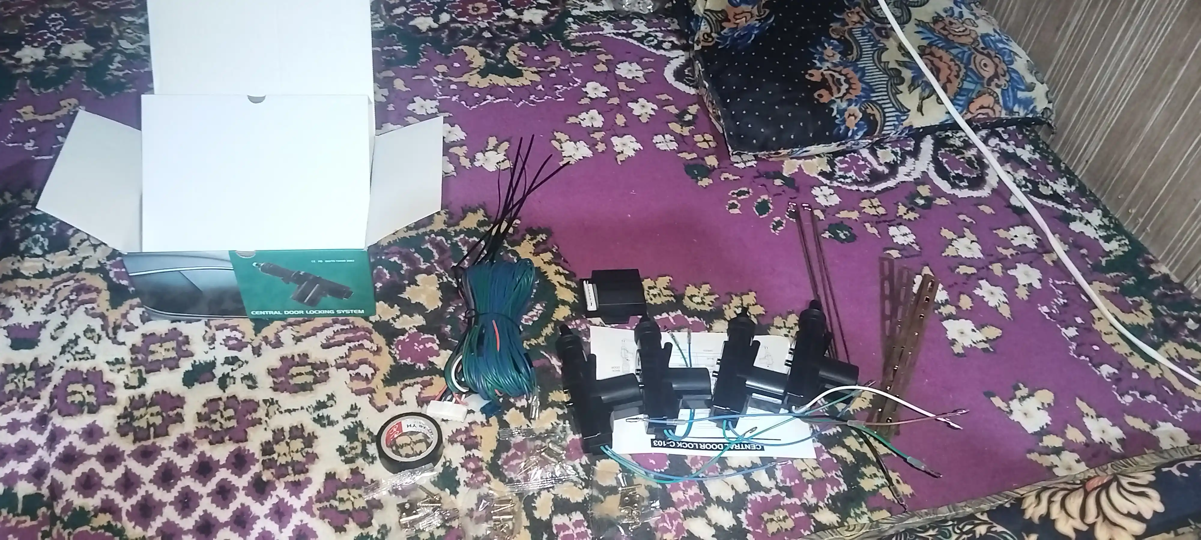 Markaziy qulflash tizimi SPY, 4 donalik to'plam 1 donalik barcha eshiklarga orqa kapotga