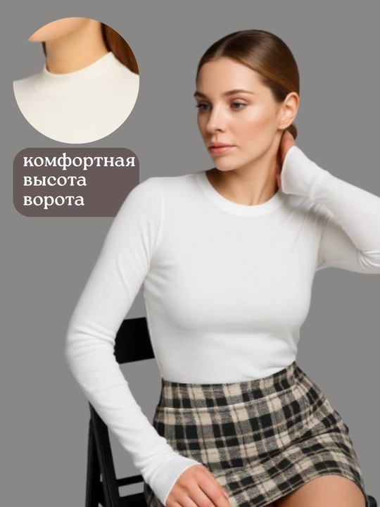 Лонгслив с перчаткой, размер стандарт, 40-50 скимс, базовый футболка  женский