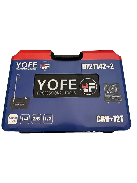 Набор инструментов Yofe 142+2 дополнительных – для профессиональной мастерской
