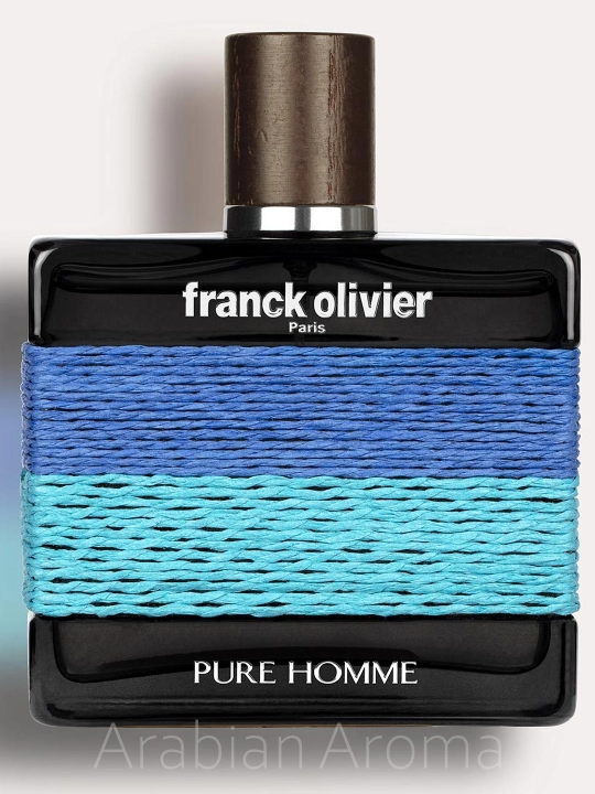 Franck Olivier Pure Homme EDP, parfyumlangan suv erkaklar uchun, yog'ochli, 100ml Fransiya - 