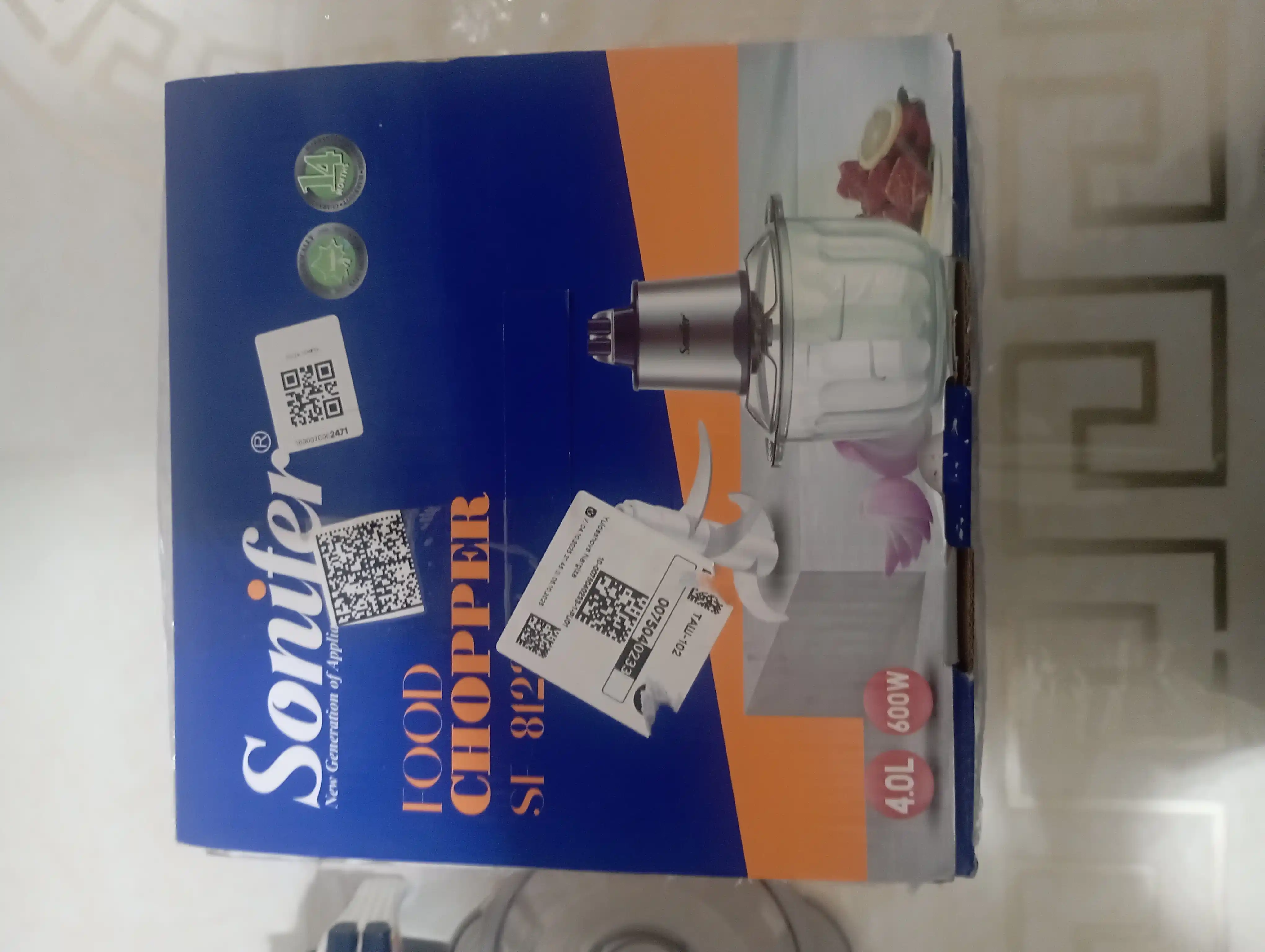 Elekt maydalagich Sonifer SF-8123, 4 litr, сhopper, blender, mikser, gosht maydalagich