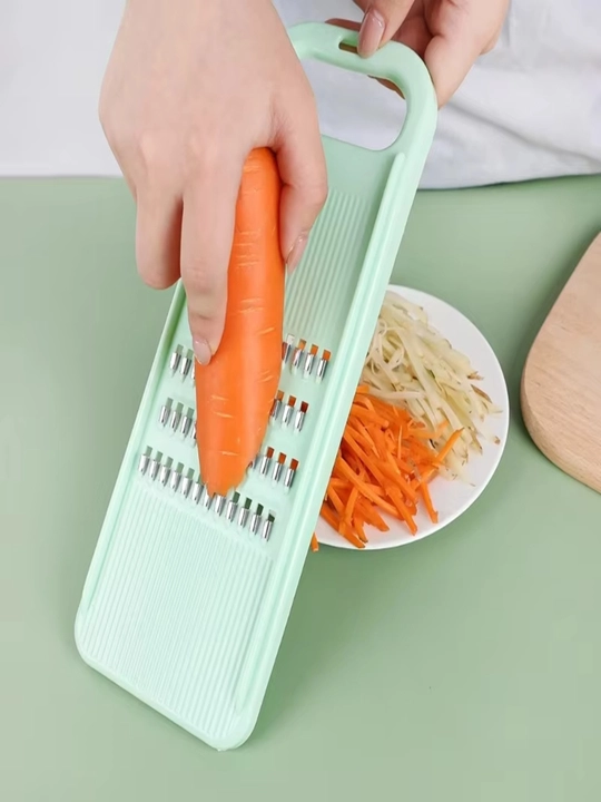 Koreys sabzi va sabzavotlari uchun yog'och va plastik ko'p funksiyali qirg'ich
