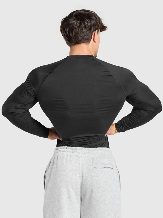 Uzun yengli kompression rashgard, sport, erkaklar uchun, fitnes uchun