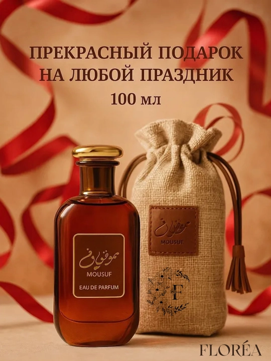 Erkaklar va ayollar uchun parfyumeriya suvi Mousuf, 100 ml