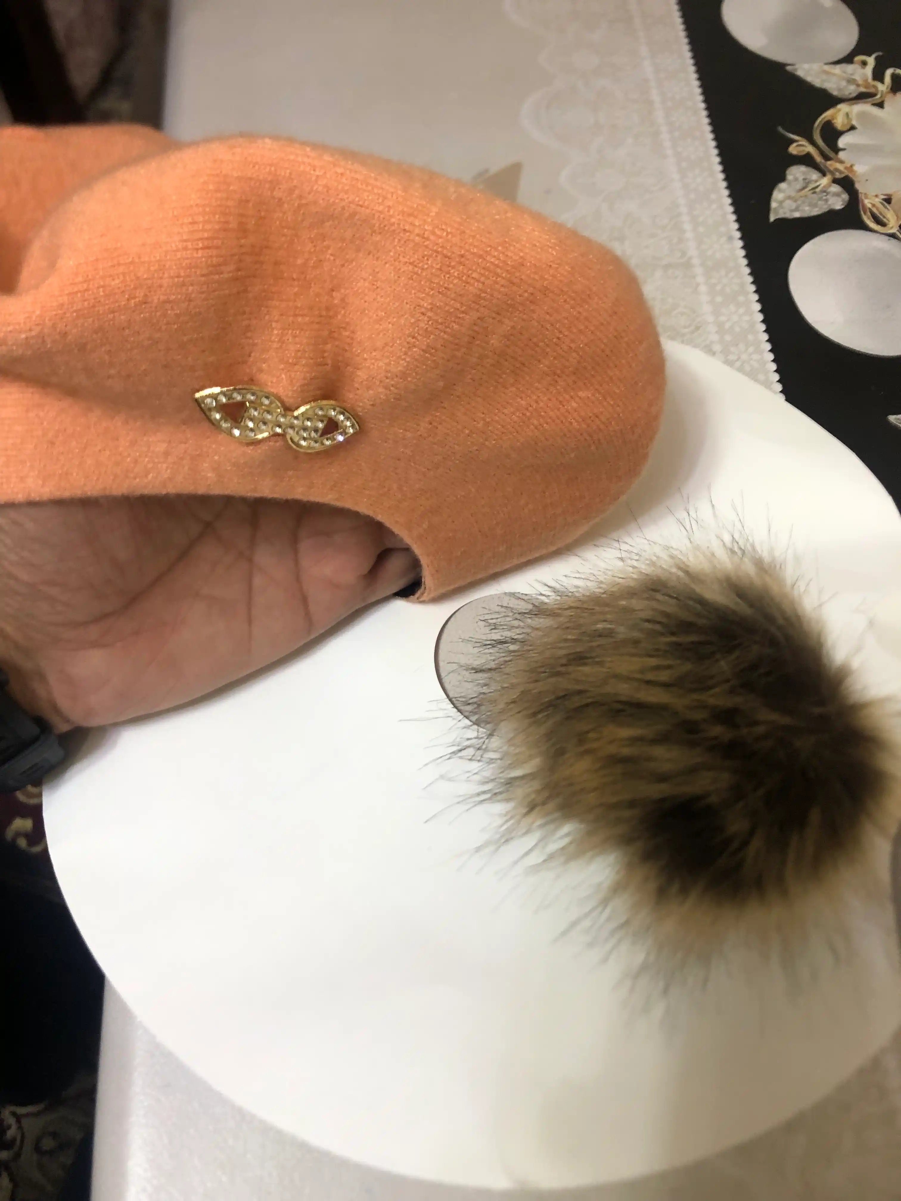 Beret, ayollar uchun beret, qizlar uchun shapka,qishki shapka, ikki qavatli shapka