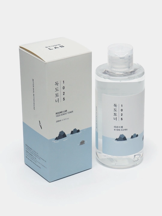 Dengiz suvi bilan tozalovchi tonik Round LAB 1025 Dokdo Toner, 200 ml