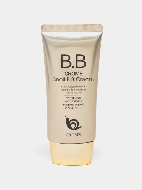 CROME SNAIL BB krem SPF 50, ko'p funksiyali oqartiruvchi tonal krem