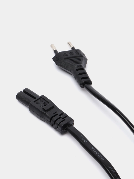 Кабель питания для ноутбука, компьютера, весов, горелки, шнур 3pin C5, 1,5 м, черный