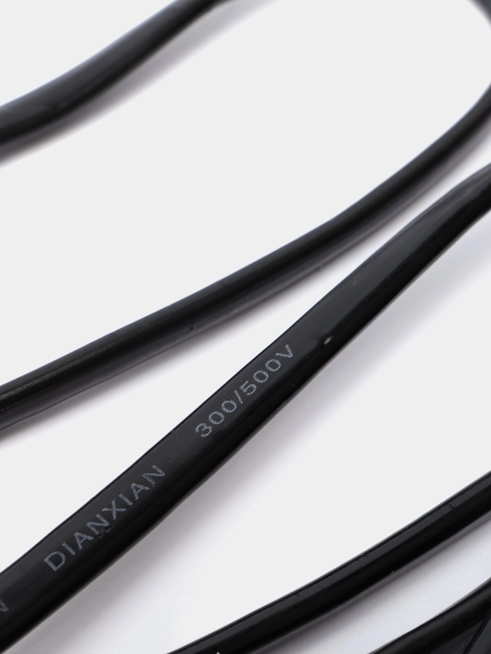 Кабель питания для ноутбука, компьютера, весов, горелки, шнур 3pin C5, 1,5 м, черный