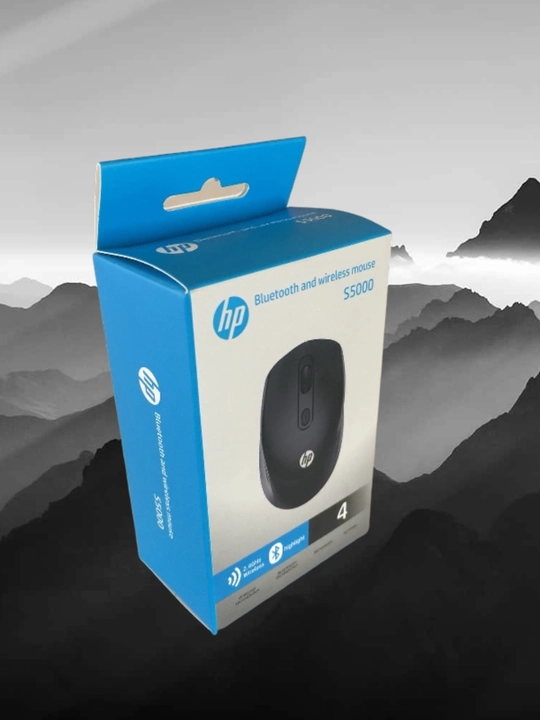 HP S5000/W10 – Bluetooth va simsiz sichqoncha, ergonomik dizayn