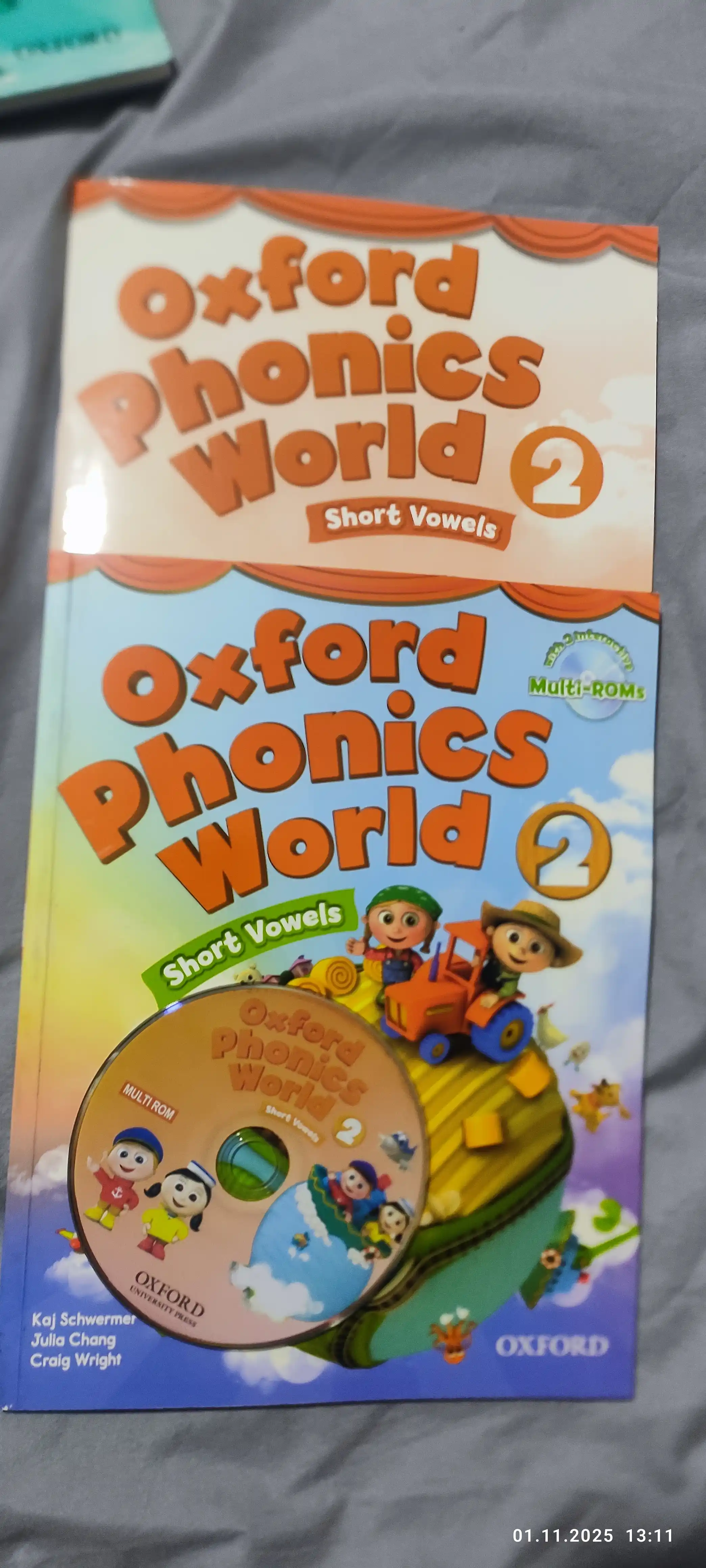 Комплект Oxford Phonics World.  Student Book + Workbook + CD. Schwermer Kaj