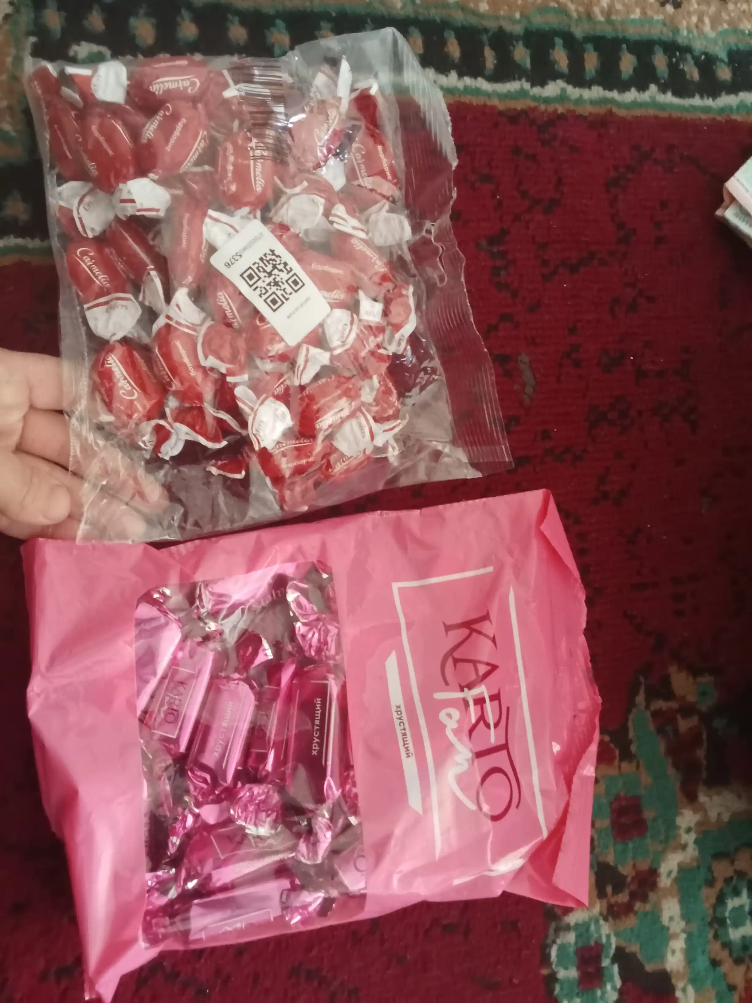Crafers Fan kartofan yong‘oqli shokolad konfeti PEK bilan (260 g)