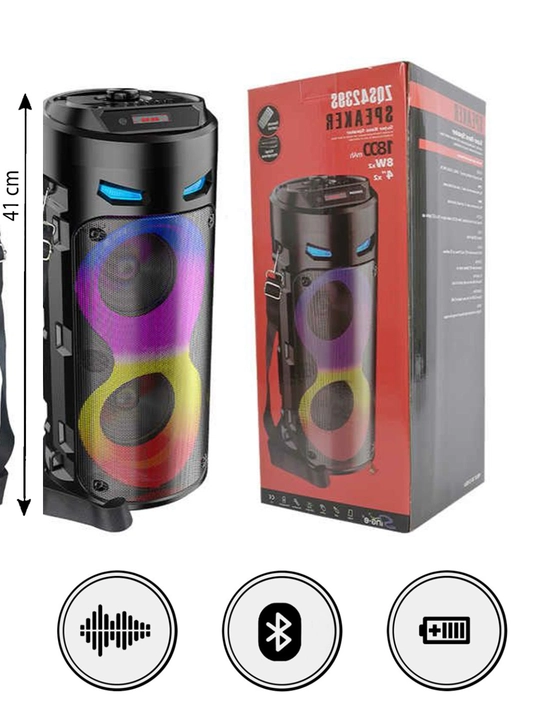 ZQS-4239S Karaoke BoomBox — мощный звук, яркий свет, атмосфера праздника - 