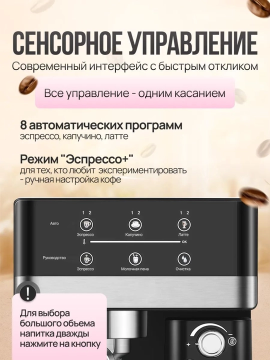 Кофемашина Sonifer SF-3535/3575 – 15–20 бар