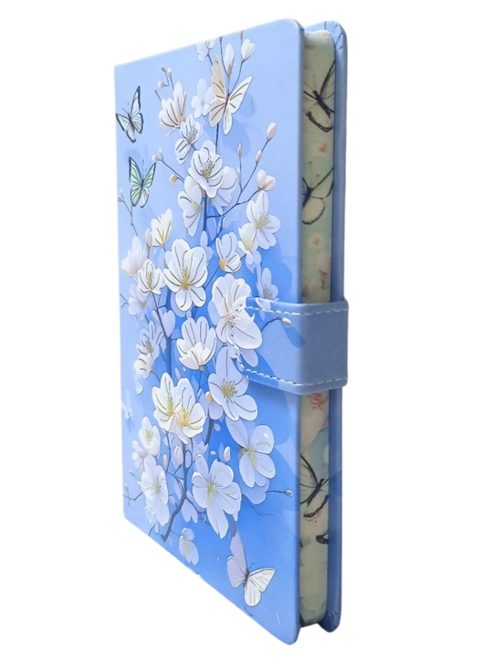 Ijodiy, 13*19, gulli yon daftar, qizlar uchun shaxsiy kundalik, B6 format, 110+ varaq